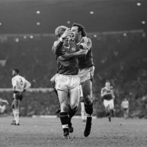 Manchester United 2-0 Arsenal, Old Division One, Old Trafford, January 24th 1987 Manchester United 2-0 Arsenal, Old Division One, Old Trafford, January 24th 1987