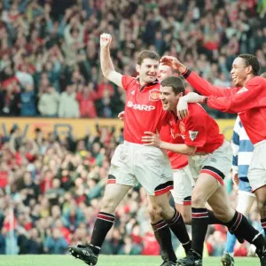 Manchester United 2-0 QPR FA Cup Quarter Final Print Manchester United 2-0 QPR FA Cup Quarter Final Print