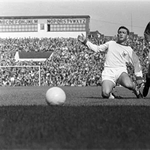 Manchester United footballer George Best in action against Nottingham Forest during