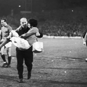 George Best Injured at Hillsborough Print, 10th April 1967 George Best Injured at Hillsborough Print, 10th April 1967