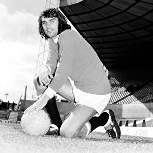 Manchester United player George Best at Old Trafford Circa 1971