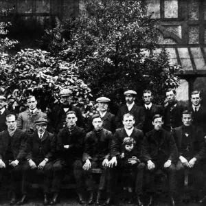 Manchester United team training in Chingsford for the 1909 FA Cup Final Manchester United team training in Chingsford for the 1909 FA Cup Final