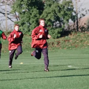 Manchester United in Training Print 18th November 1996