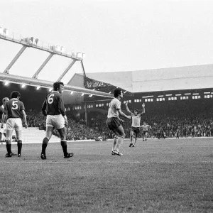Manchester United v Arsenal, League Division One, final score 3 - 1 to Manchester United Manchester United v Arsenal, League Division One, final score 3 - 1 to Manchester United
