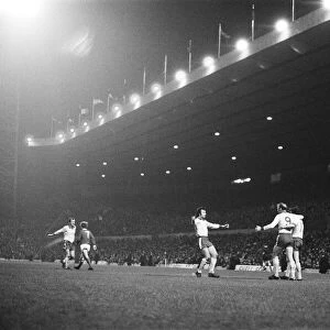 Manchester United v. Aston Villa, League Cup match at Old Trafford, 16th December 1970