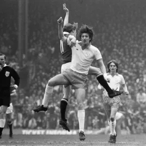 Manchester United v Blackpool, League Division Two, final score 4-0 to Manchester United Manchester United v Blackpool, League Division Two, final score 4-0 to Manchester United