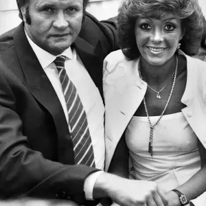 Ron Atkinson with Maggie Harrison, June 1984 Print Ron Atkinson with Maggie Harrison, June 1984 Print