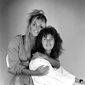 Mandy Smith with her mother Patsy Smith. 20th August 1986