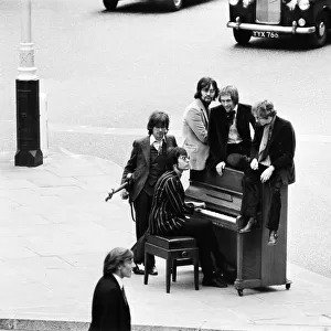 Manfred Mann seen here performing for the last time in public in central London