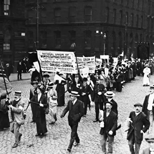 March of the National Union of Suffrage Societies, the organisation of Margaret Ashton
