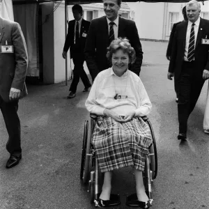 Margaret Tebbit Returns to Conference Scene Print, 6th October 1986 Margaret Tebbit Returns to Conference Scene Print, 6th October 1986