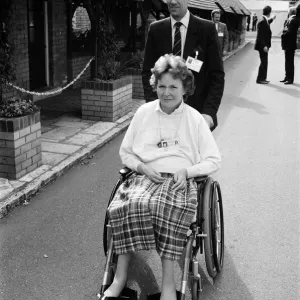 Margaret Tebbit back on the party conference scene - two years after the IRA bombing Margaret Tebbit back on the party conference scene - two years after the IRA bombing