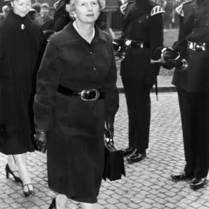 Margaret Thatcher Print - Westminster Abbey Arrival 1977 Margaret Thatcher Print - Westminster Abbey Arrival 1977