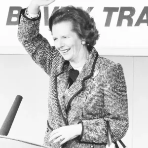Margaret Thatcher at Bovey Tracey in May 1987 Margaret Thatcher at Bovey Tracey in May 1987