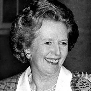 Margaret Thatcher campaigning in Finchley - June 1987
