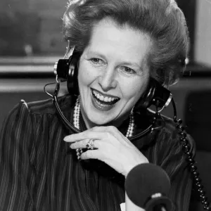 Margaret Thatcher Print - Laughter in May 1983 Radio Interview Margaret Thatcher Print - Laughter in May 1983 Radio Interview