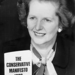 1983 Conservative Party Manifesto Print 1983 Conservative Party Manifesto Print