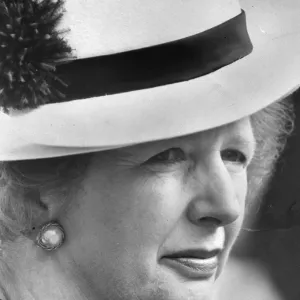 Margaret Thatcher looking serious - October 1983 Margaret Thatcher looking serious - October 1983