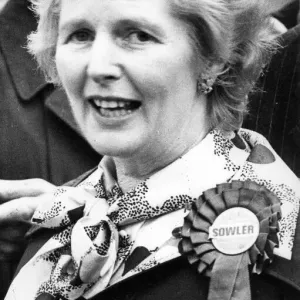 Margaret Thatcher meeting the public during a visit the Newcastle Margaret Thatcher meeting the public during a visit the Newcastle