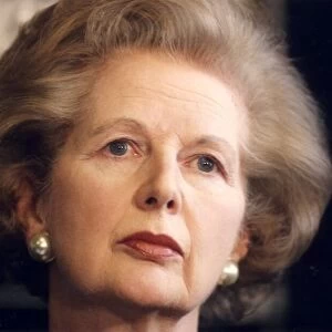 Margaret Thatcher at the Mstrict Referendum - 2nd February 1993. Neg No 93 / 1147