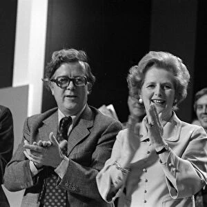 Margaret thatcher Oct 1977 and Sir Geoffrey Howe Conservative Party Conference