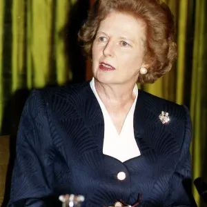 Margaret Thatcher 1990 Print by Memory Lane Margaret Thatcher 1990 Print by Memory Lane