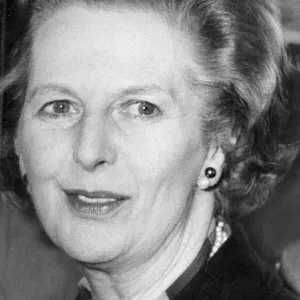 Margaret Thatcher smiling - June 1986 Margaret Thatcher smiling - June 1986