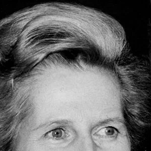 Margaret Thatcher smiling - May 1977