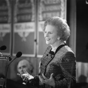 Margaret Thatcher Print - 1988 North East Businessman of the Year Awards Margaret Thatcher Print - 1988 North East Businessman of the Year Awards