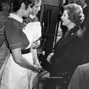 Margaret Thatcher visiting Gateshead NEI Power Engineering complex Margaret Thatcher visiting Gateshead NEI Power Engineering complex