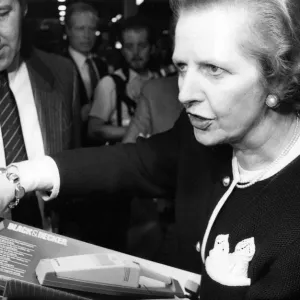 Margaret Thatcher visits the Black and Decker Factory in Spennymore Margaret Thatcher visits the Black and Decker Factory in Spennymore