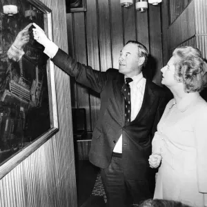 Margaret Thatcher visits the offices of the Newcastle Evening Chronicle Margaret Thatcher visits the offices of the Newcastle Evening Chronicle