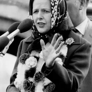 Margaret Thatcher Print - June 1983 Photo Margaret Thatcher Print - June 1983 Photo