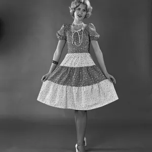 Margaret Wegrzyn in Marks and Spencer Print 1976