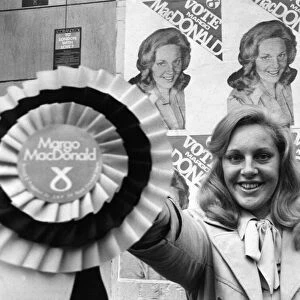 Margo MacDonald Scottish Nationalist candidate for the Govan by-election seen here two