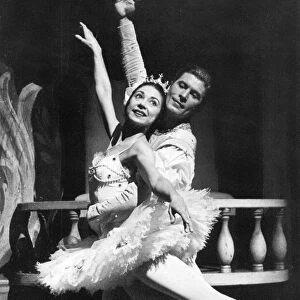 Margot Fonteyn dancing in ballet Cinderella at the Theatre Royal Drury Lane - December