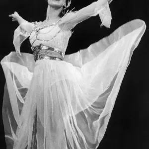 Margot Fonteyn dancing during gala performance at Theatre Royal - November 1959