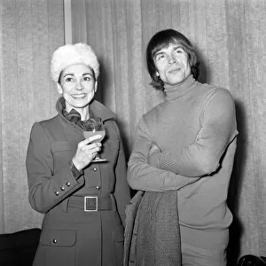 Margot Fonteyn and Nureyev at a press reception at the opera house. March 1969 Z2609-001
