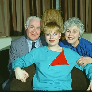 Mari Wilson with her parents mum Helen and dad Jimmy, Mari is a pop