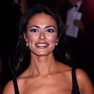 Maria Grazia Cucinotta arrives for the European charity premier of The World Is Not