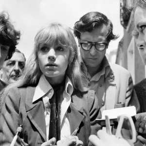 Marianne Faithfull at Chichester Crown Court Print June 1967 Marianne Faithfull at Chichester Crown Court Print June 1967