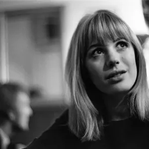 Marianne Faithfull in Paris. 5th January 1965