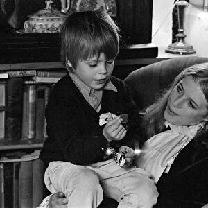 Marianne Faithfull, pictured with son Nicholas, at home in Aldworth, Berkshire