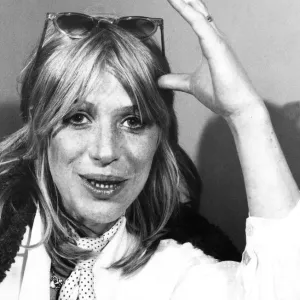 Marianne Faithfull Promotes The Ballad of Lucy Jordan Print 1979