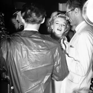 Marilyn Monroe, and husband, playwright Arthur Miller, in London to be Marilyn Monroe, and husband, playwright Arthur Miller, in London to be