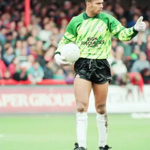 Mark Gayle, Walsall Goalkeeper, in action, v Crewe Alexander, 16th May 1993 Mark Gayle, Walsall Goalkeeper, in action, v Crewe Alexander, 16th May 1993