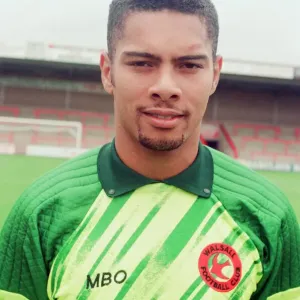 Mark Gayle, Walsall Goalkeeper, Photo-call, 6th August 1993 Mark Gayle, Walsall Goalkeeper, Photo-call, 6th August 1993