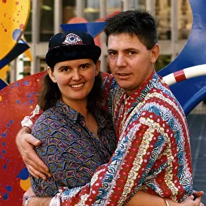 Mark Little Actor with wife Kathy