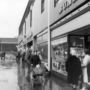 Market Place, Bedworth 8th January 1971 Market Place, Bedworth 8th January 1971