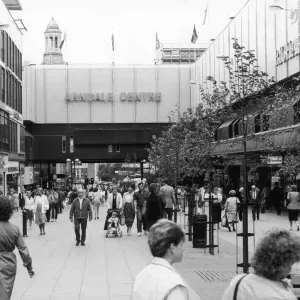Market Street and Arndale Centre Print, Manchester 1986 Market Street and Arndale Centre Print, Manchester 1986
